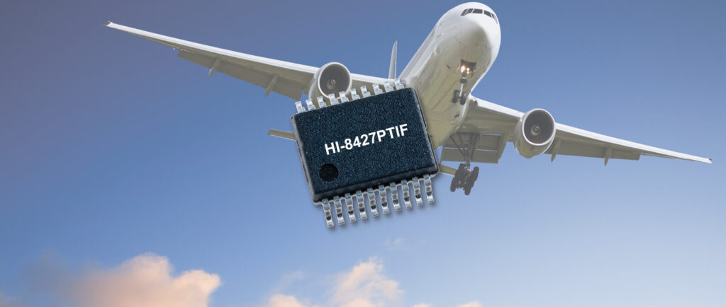 The HI-8427, Holt’s newest addition to its galvanically isolated discrete-to-digital sensor family