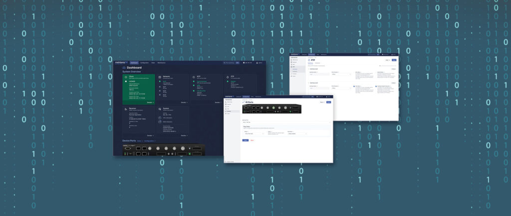 Meinberg announces the meinbergOS web interface, making system management more convenient