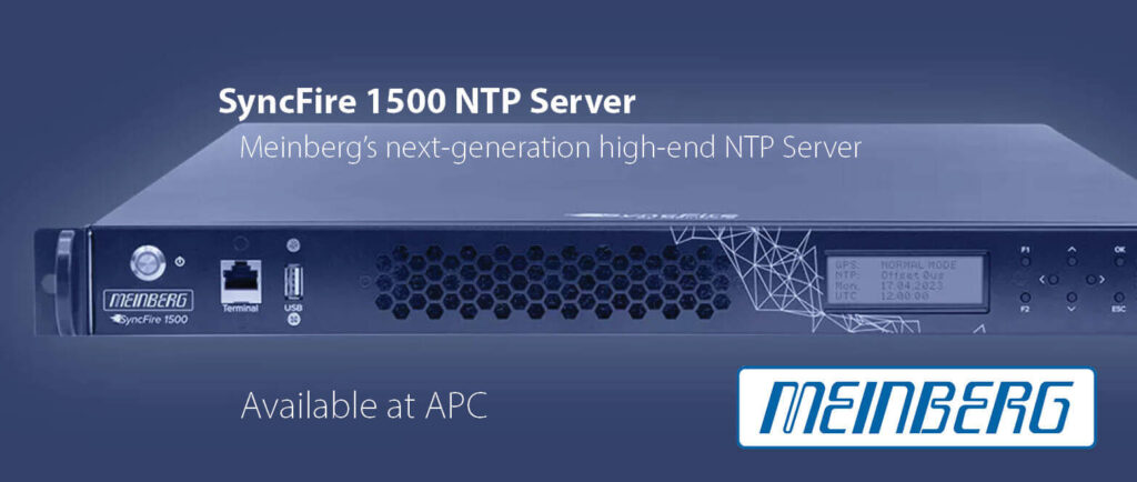 SyncFire 1500 – Meinberg’s next-generation high-end NTP server