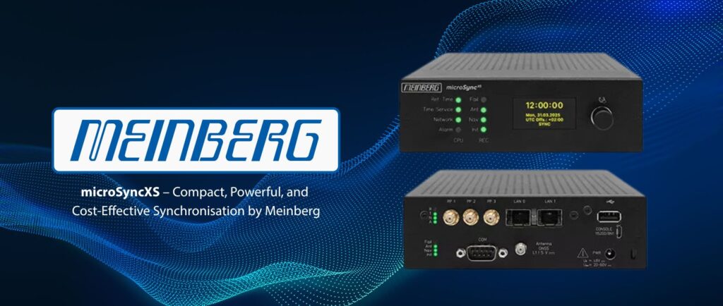 microSync XS – Compact, Powerful, and Cost-Effective Synchronisation by Meinberg